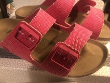 Birkenstock Arizona Vegan Canvas Sandal Size 10 NIB