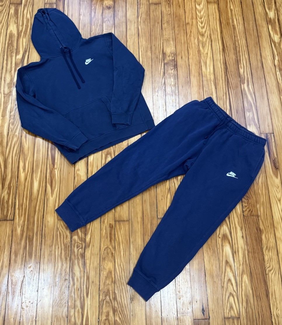nike blue sweatsuit