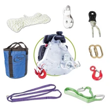 Portable Winch PCW5000-A Gas-Powered Pulling Winch, Honda GXH50