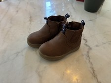 Cat Jack Toddler Boys Size 6 Brown Boots No Laces
