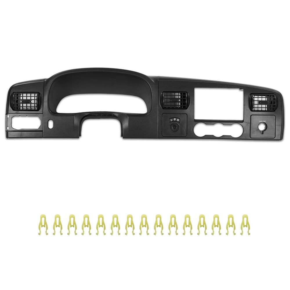 Dash Bezel Dashboard Surround Trim Panel, Replacement,Black
