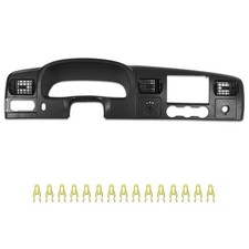 Dash Bezel Dashboard Surround Trim Panel, Replacement,Black