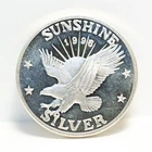 1996 Sunshine Mining Eagle EXTREMELY Scarce 1 Troy Oz .999 Fine Silver Round