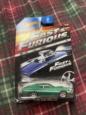 Hot Wheels Fast & Furious '72 Ford Grand Torino Sport Green Walmart Exc 2014 4/8