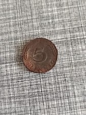 F&uuml;nf Pfennig 1949 Bank Deutscher L&auml;nder G sehr selten