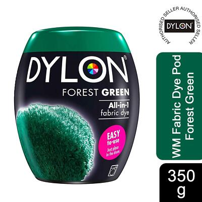 Dylon Waschmaschine Stoff Färbe Pod, Waldgrün, 1 Packung à 350 g
