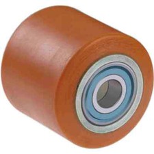 RULLO RULLI RUOTE PER TRANSPALLETS MM 80X70 CON CUSCINETTI IN POLIURETANO (15557