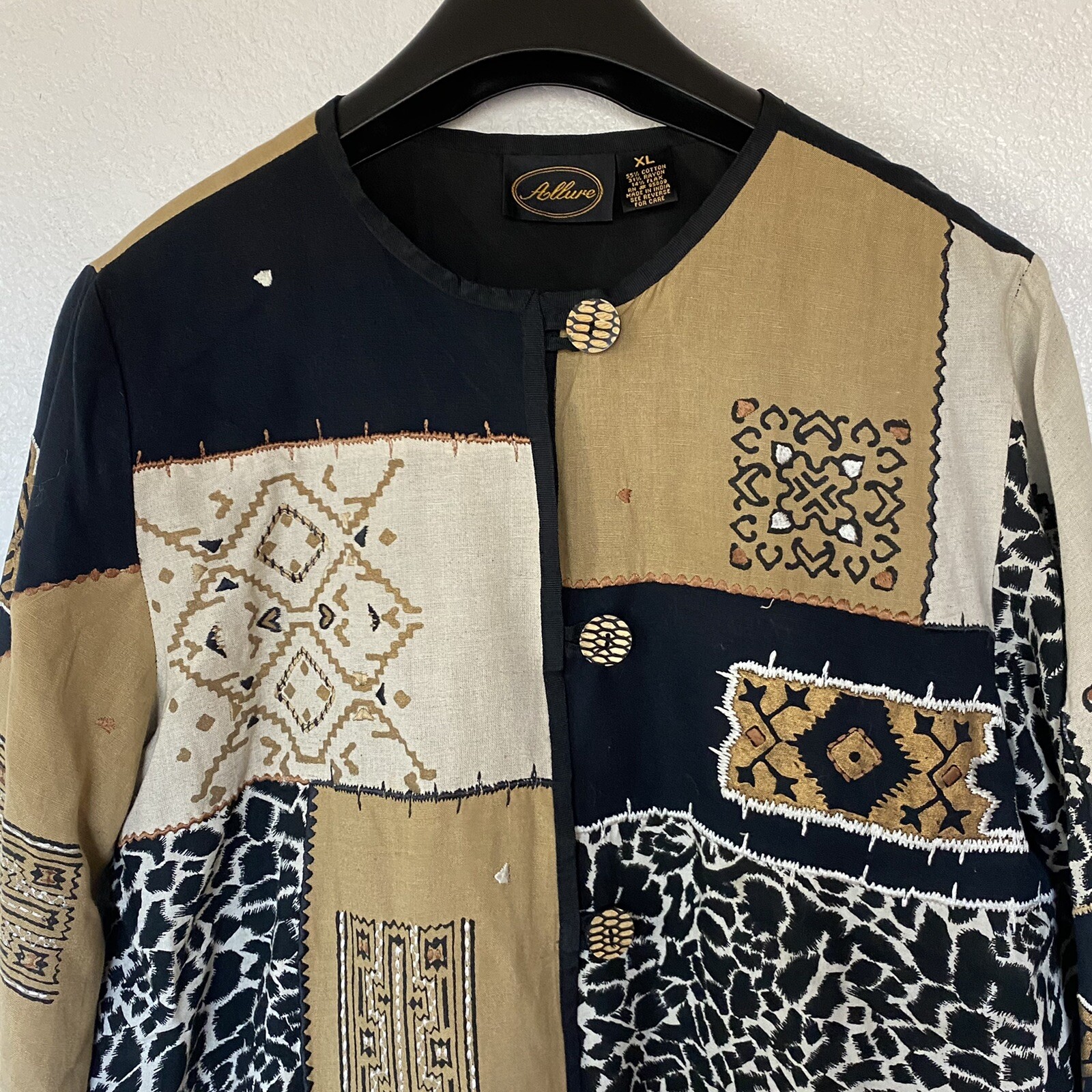 Allure Women’s Patchwork Embroidered Applique Lin… - image 5