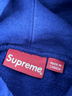 Supreme Hoodie Snowman Chilly Chill in Purple (Dark Royal) Size