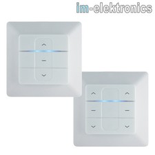 Wandsender Funk Sender Fernbedienung für Antrieb Motor Markise Rollo Jalousie