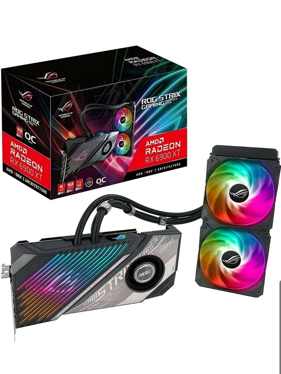 ASUS ROG Strix LC Radeon RX 6900 XT OC 16GB GDDR6 Graphics ASUS ROG Strix LC Radeon RX 6900 XT OC 16GB GDDR6 Graphics