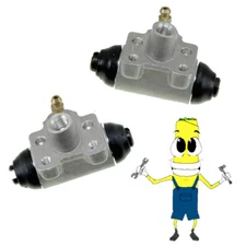 Premium Rear Left & Right Wheel Cylinders for 2001-2005 Honda Civic 3/4 In. Bore