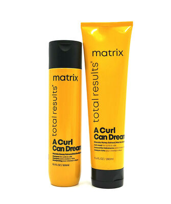 Matrix A Curl Can Dream Shampoo 10.1 oz & Rich Mask 9.4 oz For Curls & Coils