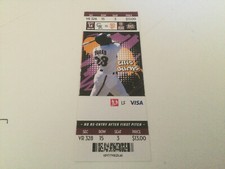 GIANTS 2018 TICKET STUB 9/14/18 VS ROCKIES~Chris Stratton FIRST CARRER CG SHO