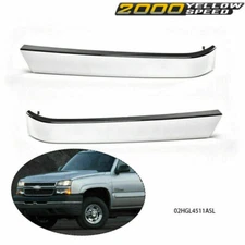 Grille Molding Panel Filler Trim Chrome Fit For 03-2007 Chevrolet Silverado Kit