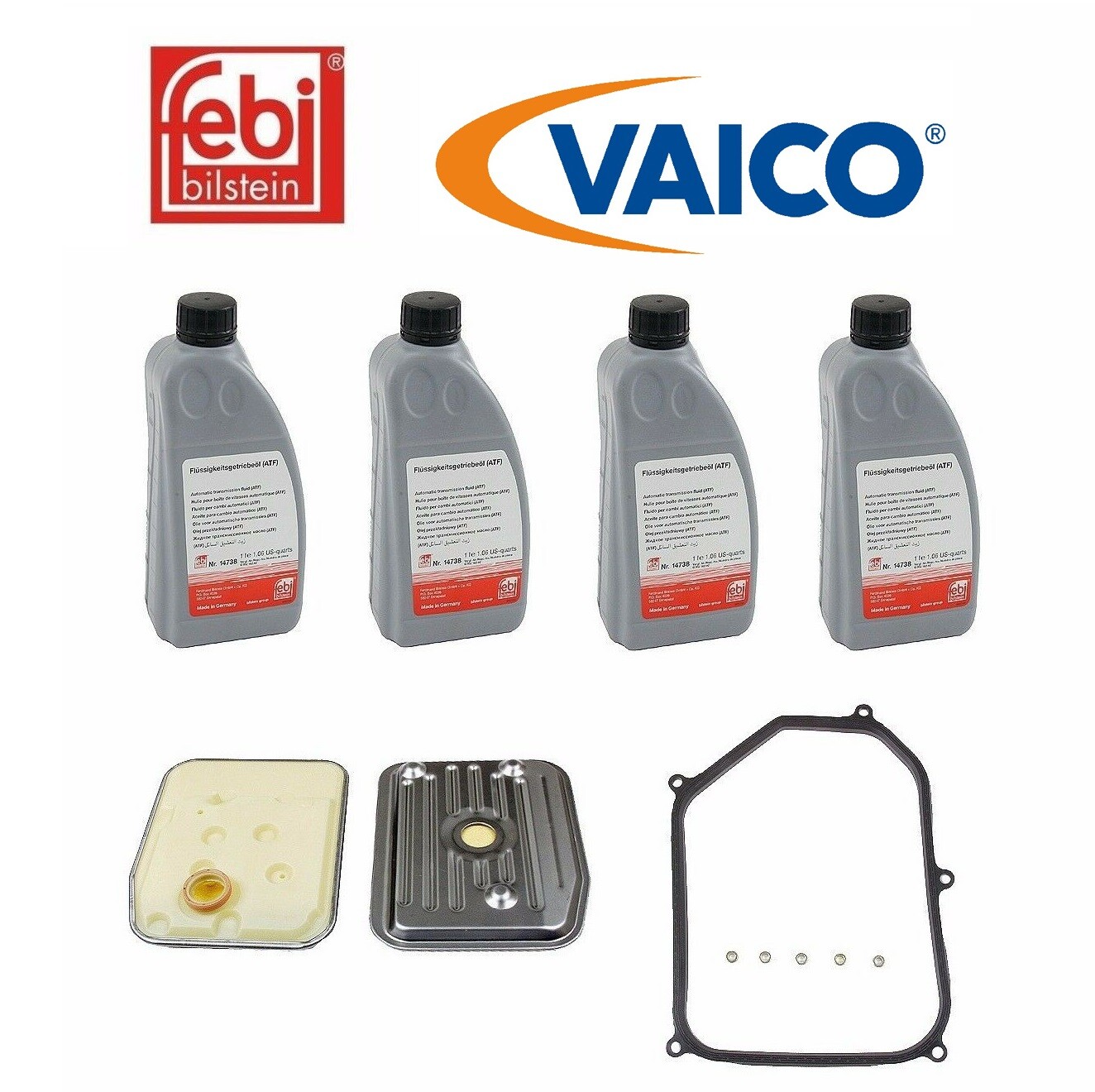 For VW EuroVan 19952003 Auto Trans Filter KIT w/ 4L Auto Trans Fluids