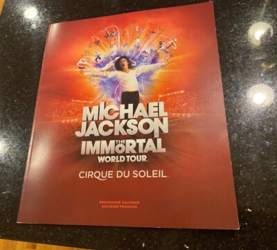 Michael Jackson The Immortal World Tour Cirque du Soleil Souvenir