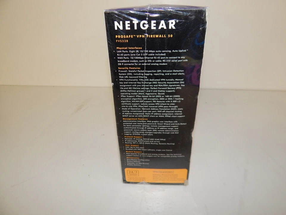 ^^ Netgear ProSafe VPN Firewall 50 Model FVS338 - New (TOL68) - Image 2 of 3