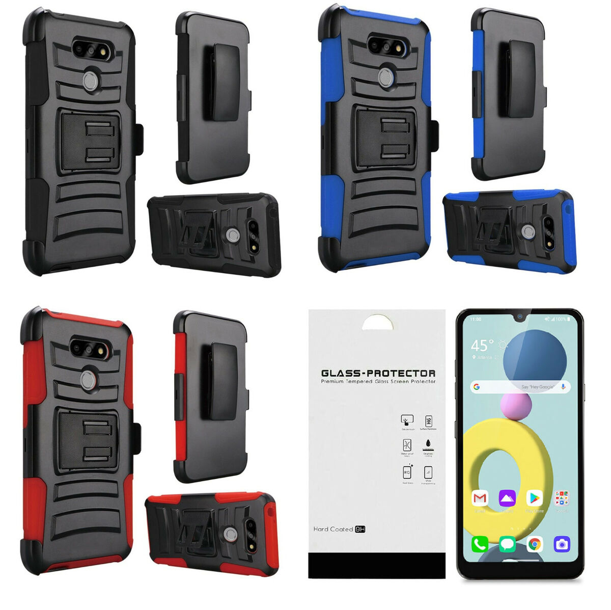 Tempered Glass Lg Xpression Plus Phone Case Walmart [3-Pack