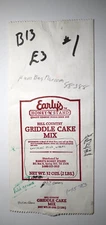 Vintage Paper Sack Bag - EARLY'S GRIDDLE CAKE, EARLY'S HONEY STAND, SPRING HILL