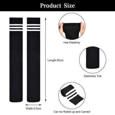 Chaussettes Hautes Montantes Pour Filles Et Femmes - Gants Sans Doigts Chaussettes De Genoux Longues Cuisse Pink  61ee7a87 2a09 5c29 999f Da5c7907d3a3