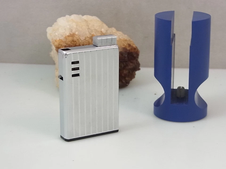 Ronson Varatronic Piezo-Elektrische Gaz Briquet de Table - Photo 2/4