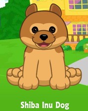 Webkinz Classic Shiba Inu Dog - hm822 - Virtual Adoption Code Only