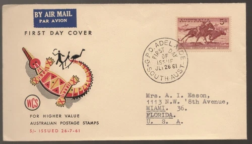 1961 Australia Northern Territory CATTLE Industry WCS FDC