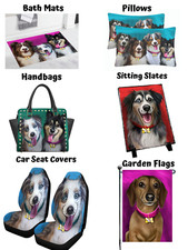 Add Your PERSONALIZED PET Caricature Digital Painting Portrait on our Products 