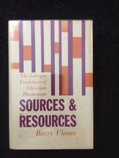 Sources & Resources Barry Ulanov Hardcover 1960 Newman Press