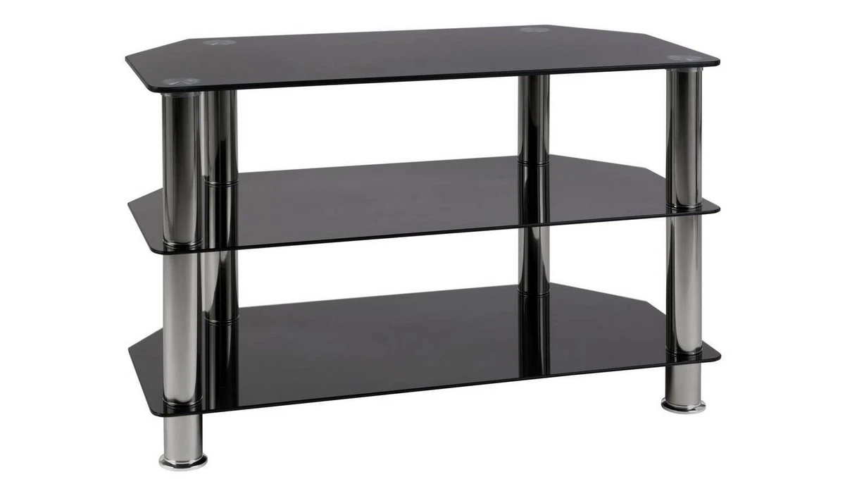 Glass and chrome tv unit deals