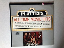 The Platters Vinyl LP Record, All Time Movie Hits, Early 60s Reissue, NM/EX