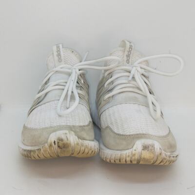 AdidasOriginal Tubolar Radial Mens Pre-owned White & Gray Sneakers - sz. 4 1/2 Amazon.com: adidas Originals Men main image 2
