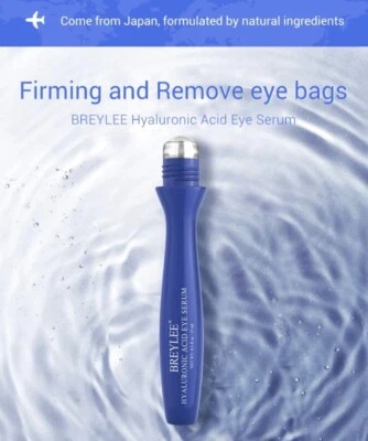 Anti-Puffiness Eye Serum–BREYLEE 15ml with Hyaluronic Acid, Hydrating & Soothing