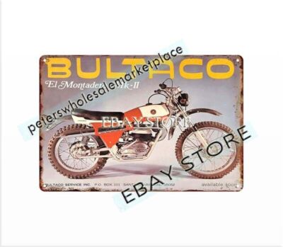1970 Bultaco El Montadero MK II motor bike motorcycle man cave