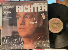 SCHUBERT / CHOPIN Sviatoslav Richter LP NM/NM Shrink, Columbia / Melodiya, 1975
