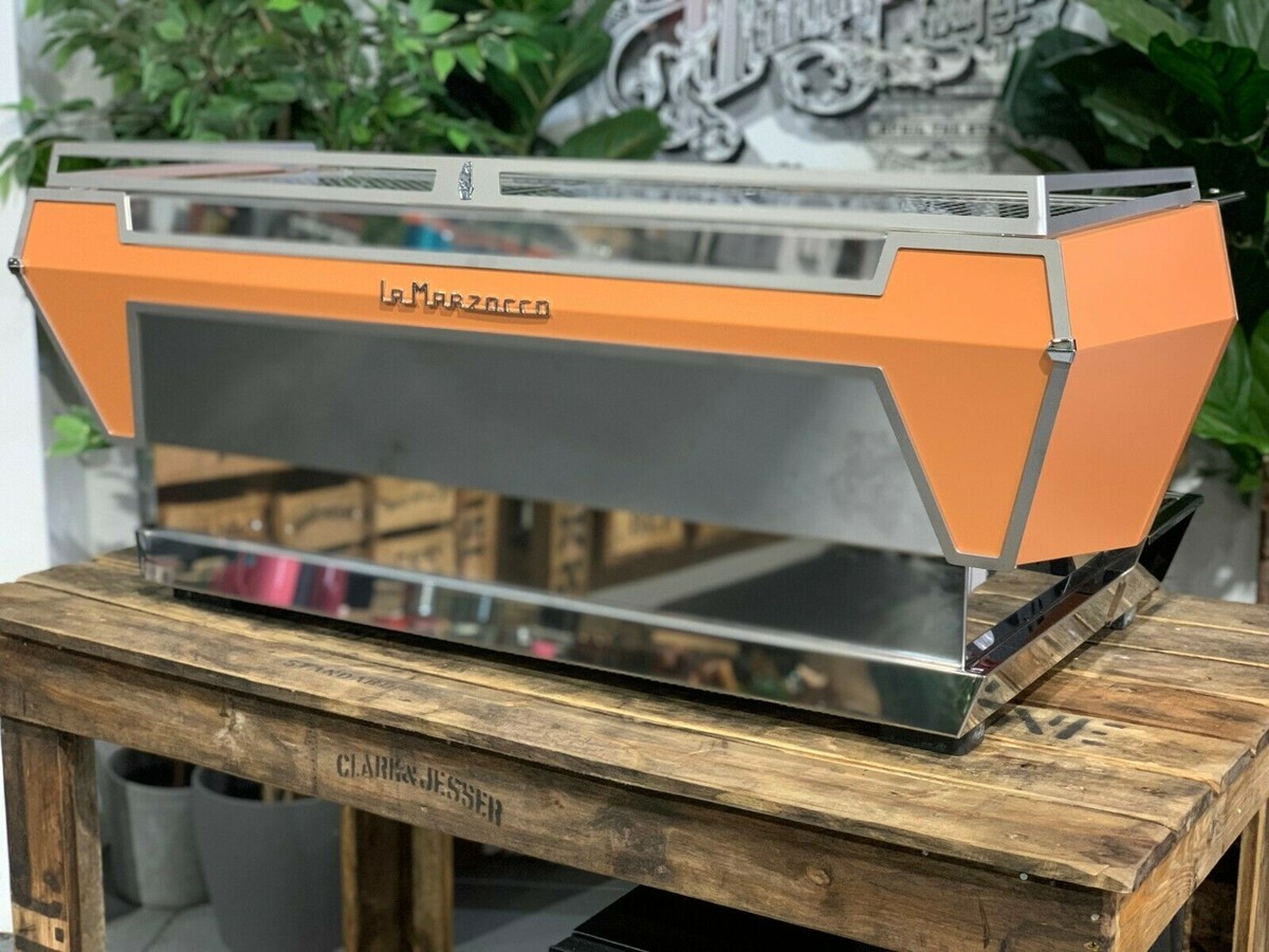 LA MARZOCCO KB90 3 GROUP BRAND NEW PEACH STAINLESS ESPRESSO COFFEE