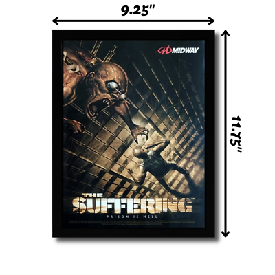 The Suffering Framed Print Ad/Poster Official Authentic PS2 Xbox
