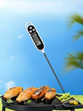 1 PC Electronic Food Thermometer - Probe Style for Kitchen, BBQ, & Baking - NEW