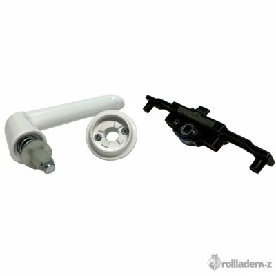 MARKENLOS Schüco M&A Renovierungskit weiß Steckgriff, Kammergetriebe, Rosette