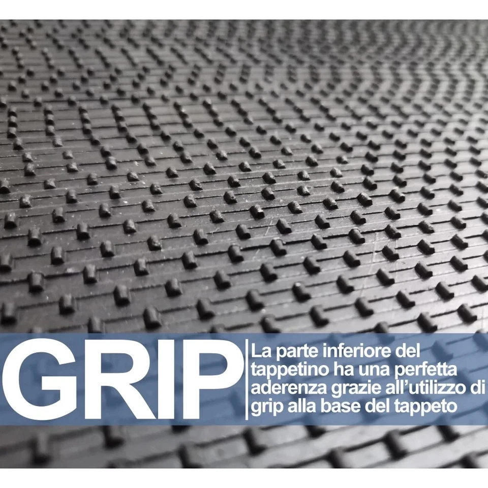 Tappetini auto in moquette con strappi compatibili con MITO - Immagine 2 di 4