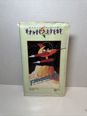 Pinocchio In Outer Space (Clamshell VHS, 1985, Magic Window) Animated