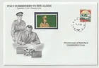3/9/1993 Italy FDC - WWII - Italy Surrenders to the Allies