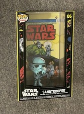 Star Wars Funko Pop! Figura coleccionable Sandtrooper Bobblehead cubierta de cómic #06