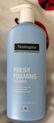 Brand New Neutrogena Fresh Foaming Cleanser Makeup Remover 9.6 Fl Oz