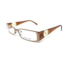 Celine VC1355 Glasses Frames Brown Full Rim Eyeglasses Spectacles Frame Only
