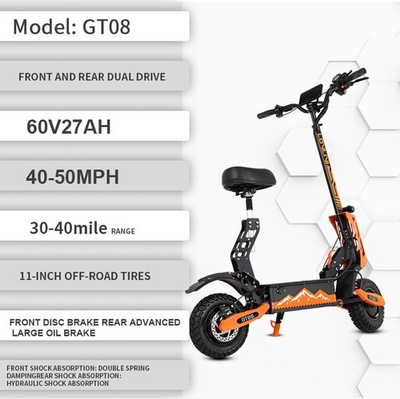 #ad #ad Off road Electric Scooter For Adults 5600W 60V 27AH 50MPH E Scooter With Seat $899.57