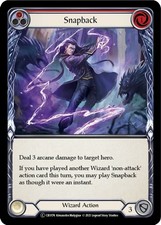 LP FAB Snapback (Red) - Rainbow Foil - Unlimited Edition Lightly Played Crucible