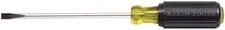 Klein Tools 605-6 1/4" Cabinet Tip Screwdriver, Heavy Duty, 6-Inch
