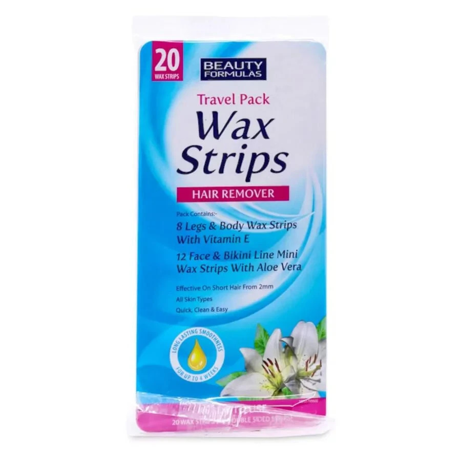 Beauty Formulas Hair Removal Waxing Strips Face and Bikini Ready To Use Wax New 4
